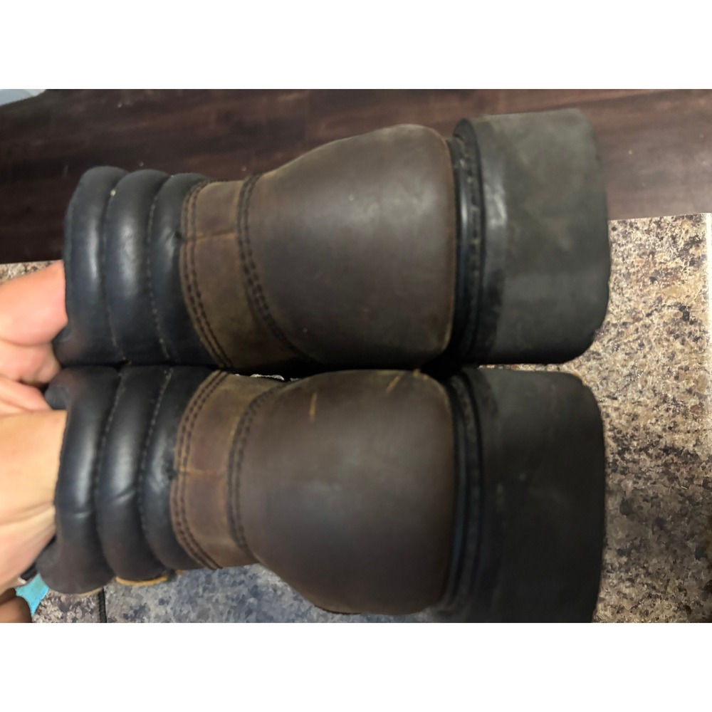 Thorogood Mens Steel Toe Leather Work Boots Brown Lace Up 804-4638 10W - Picture 7 of 14